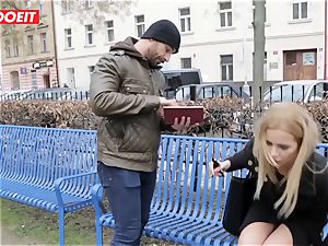 LETSDOEIT - super-steamy blondie Tricked Into fuckfest By Czech fellow